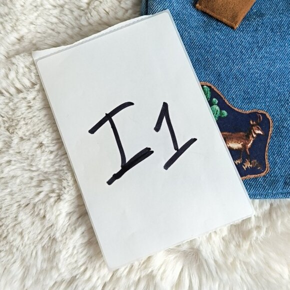 Rare Levi's Orange Tab Quirky Upcyled Cowgirl Country Western Shoulder Denim Bag - Picture 10 of 10